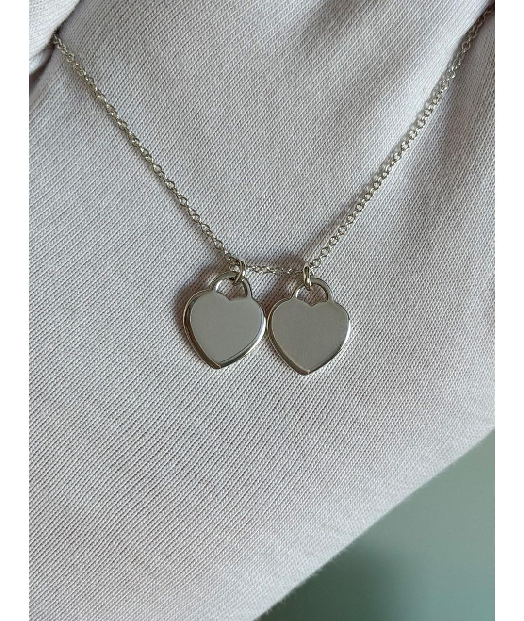 TIFFANY&CO Розовая серебряная подвеска, фото 7