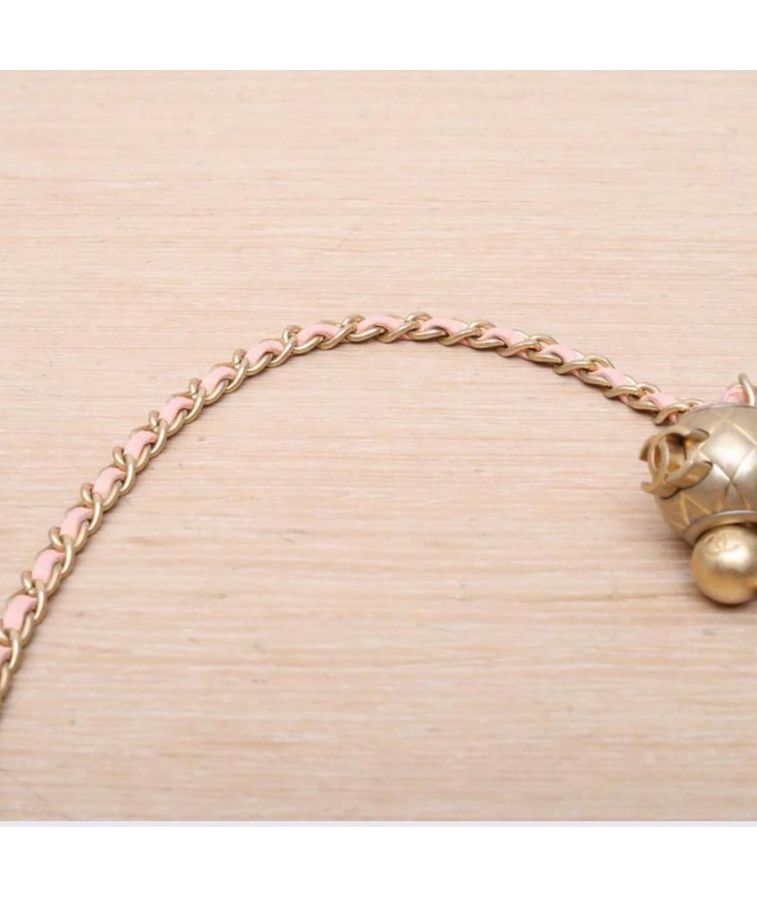 CHANEL Розовая кожаная сумка через плечо, фото 7