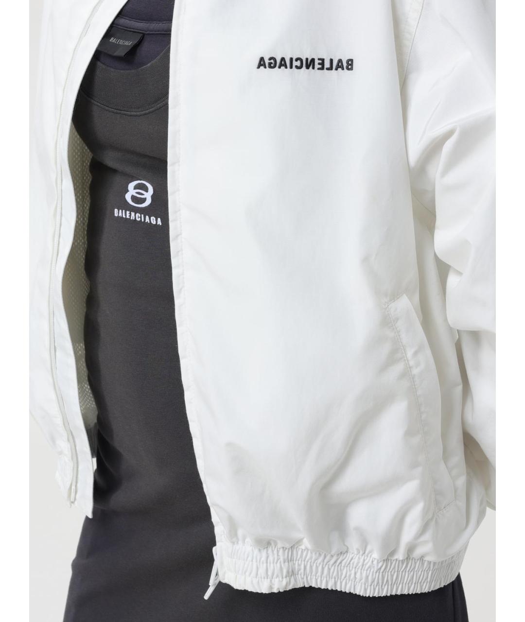 BALENCIAGA Белая хлопковая куртка, фото 5