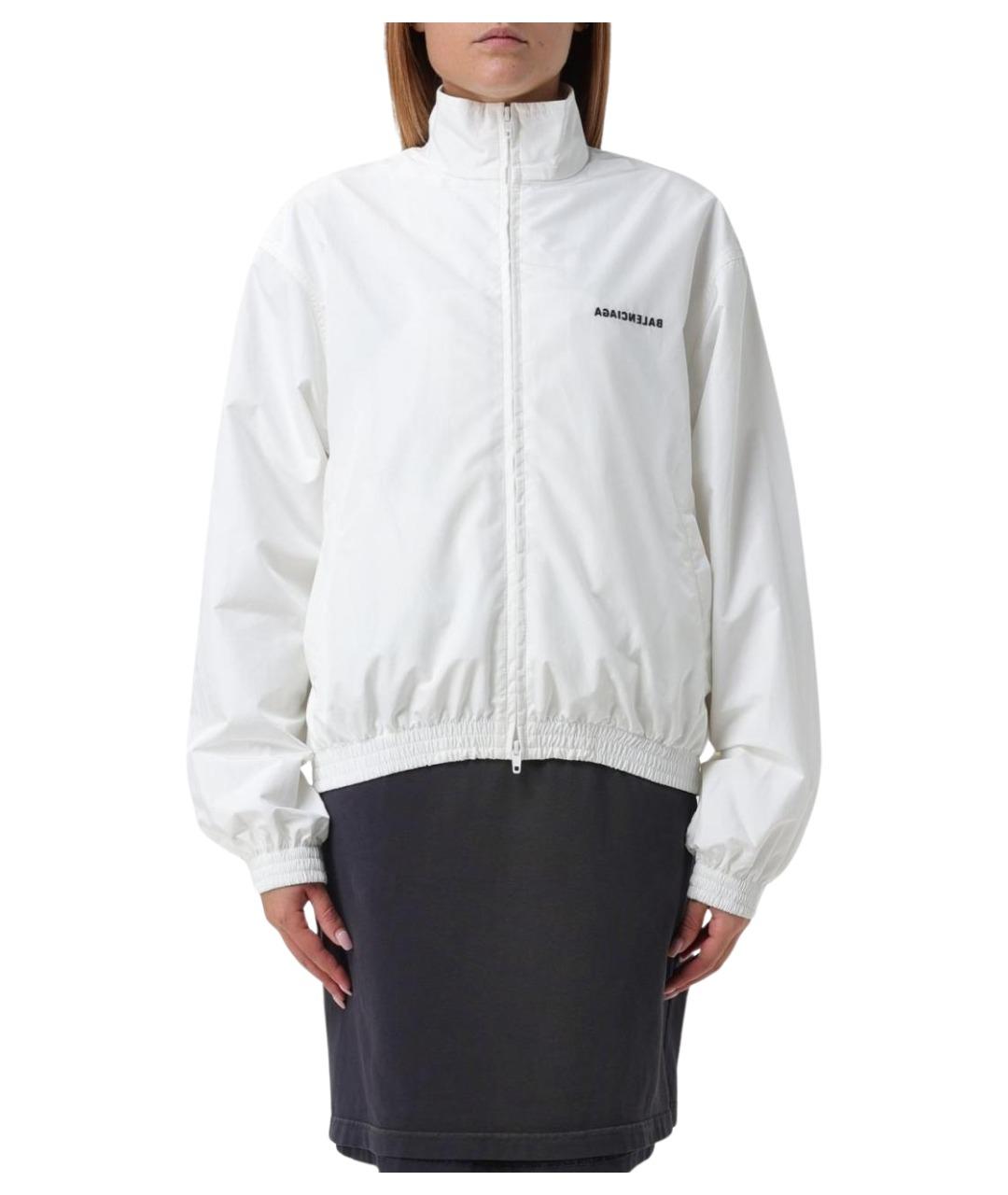 BALENCIAGA Белая хлопковая куртка, фото 1