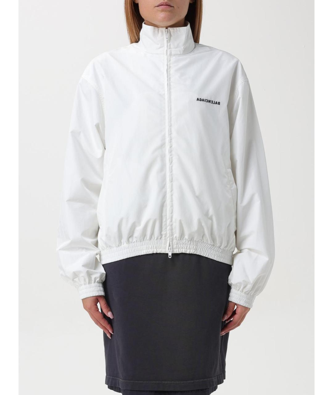 BALENCIAGA Белая хлопковая куртка, фото 6