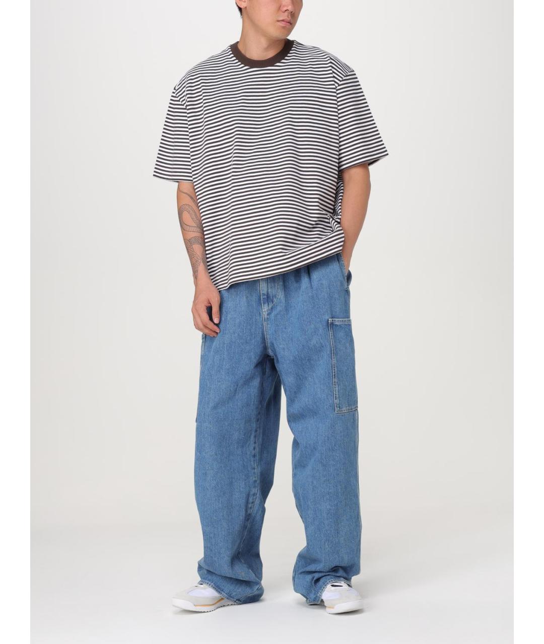 SUNNEI Синие хлопковые прямые джинсы, фото 2