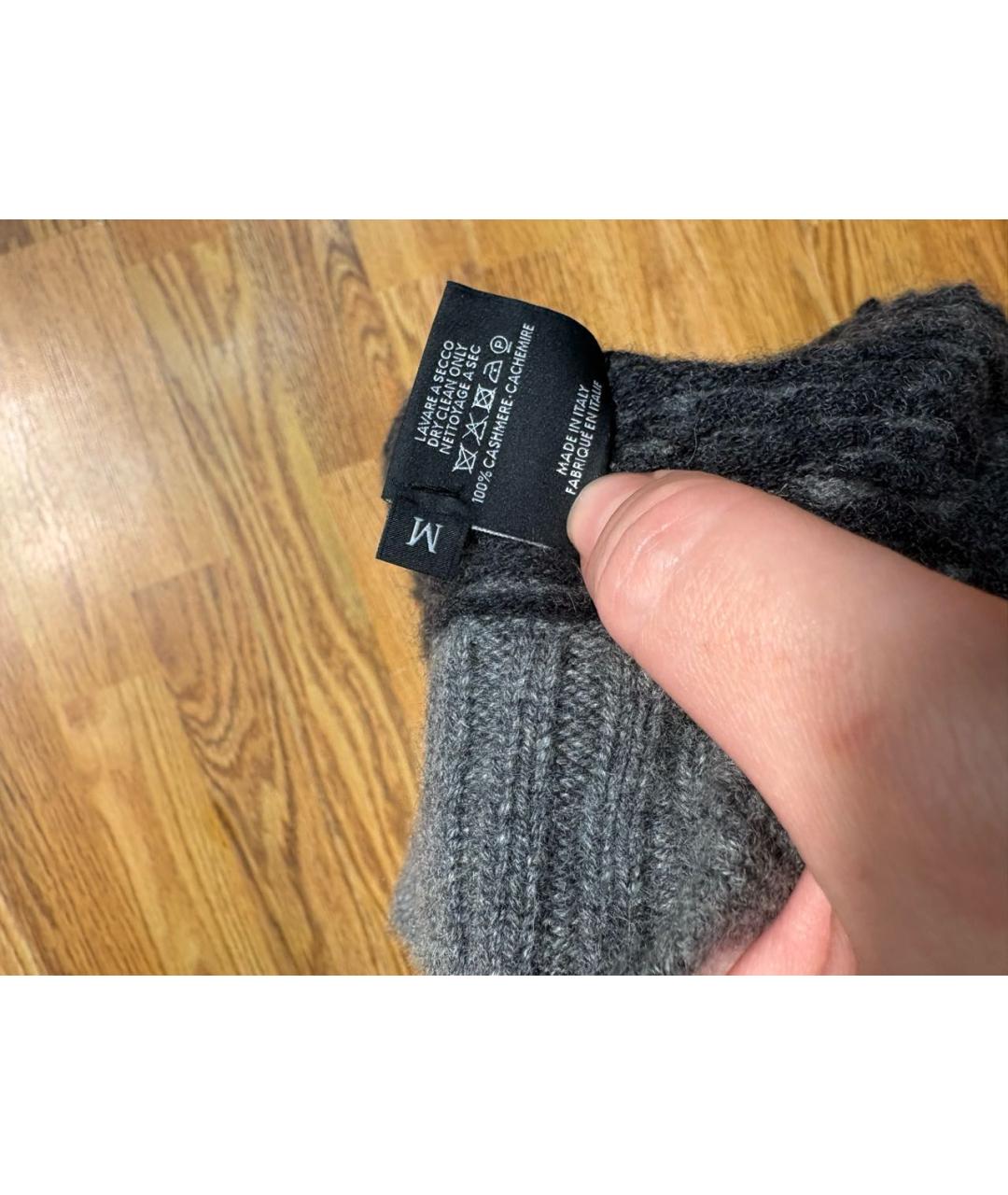 GUCCI Серая кашемировая шапка, фото 4