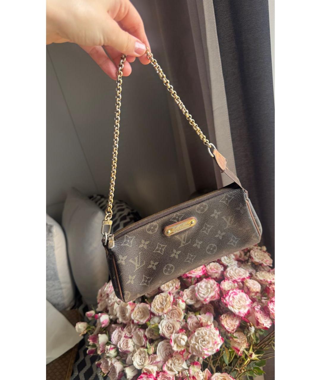 LOUIS VUITTON Коричневая сумка на плечо, фото 7