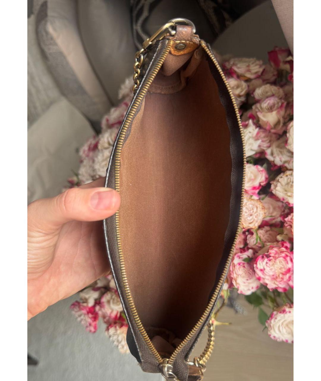 LOUIS VUITTON Коричневая сумка на плечо, фото 4