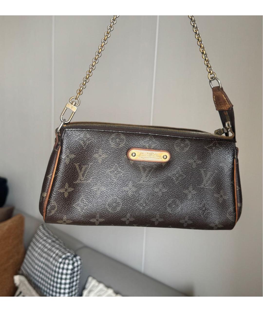 LOUIS VUITTON Коричневая сумка на плечо, фото 9