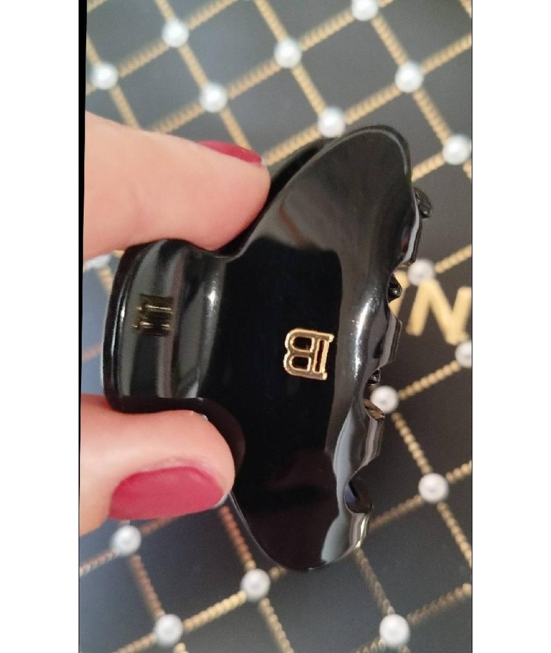 BALMAIN Черная заколка, фото 2