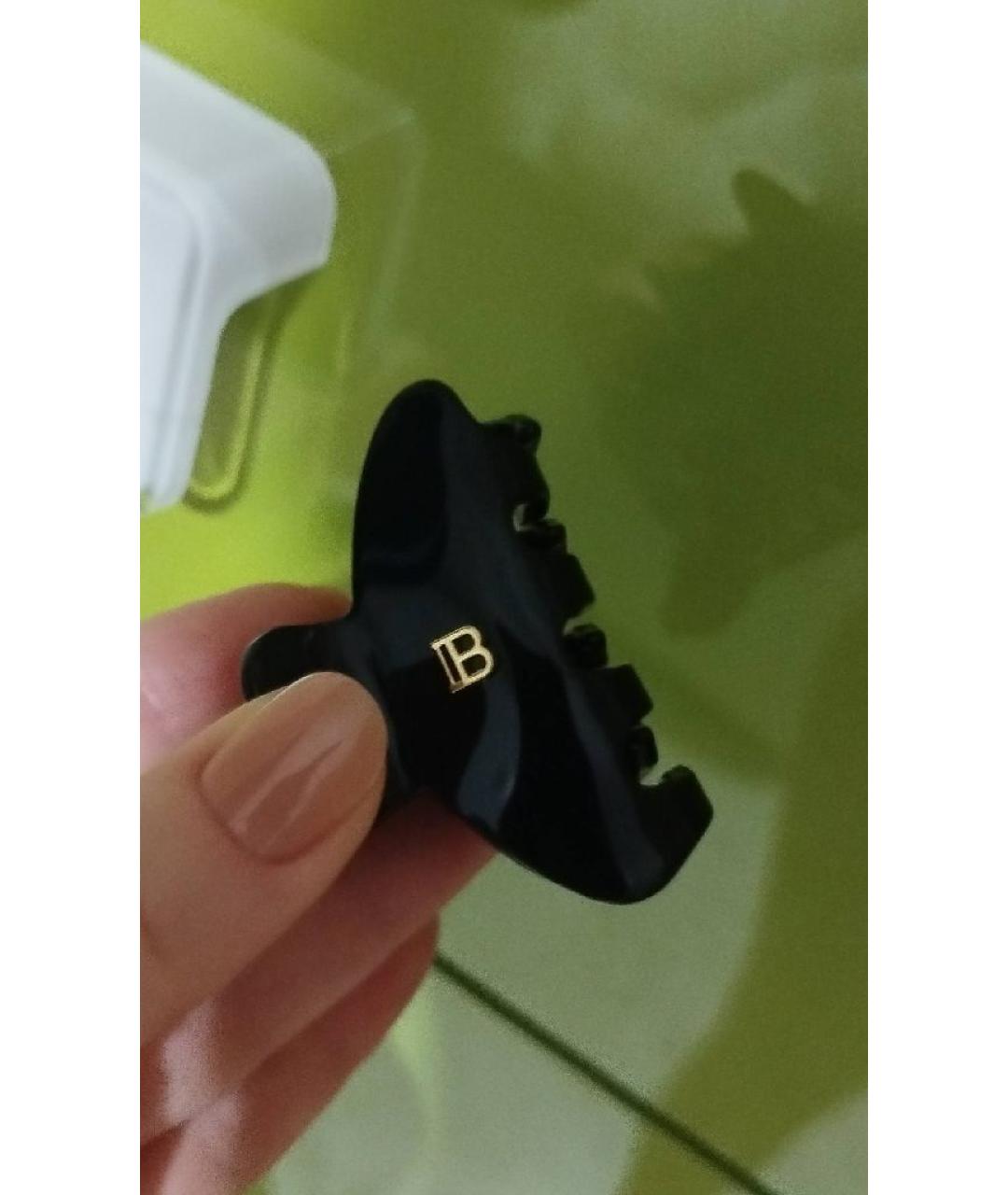 BALMAIN Черная заколка, фото 4