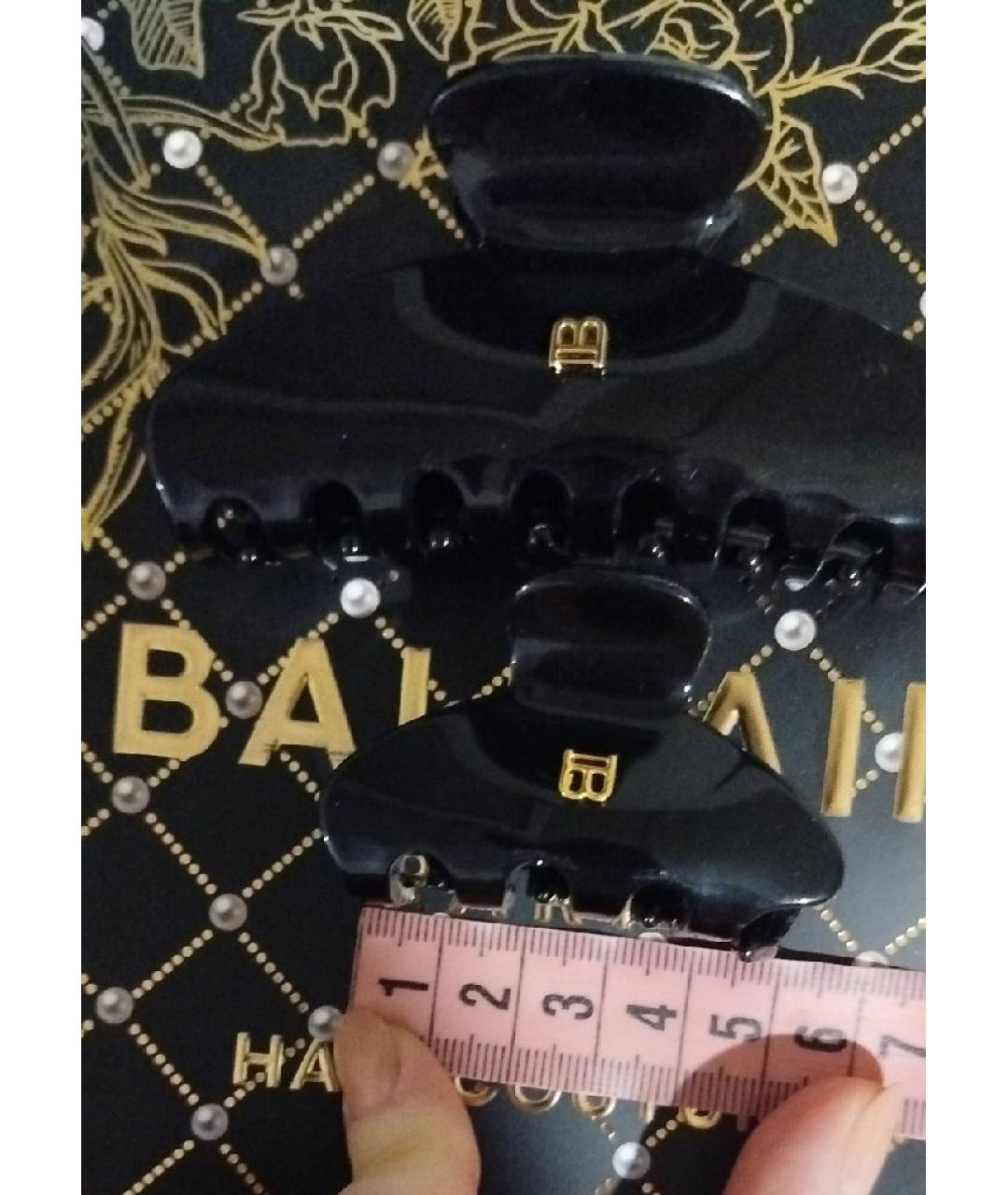 BALMAIN Черная заколка, фото 3