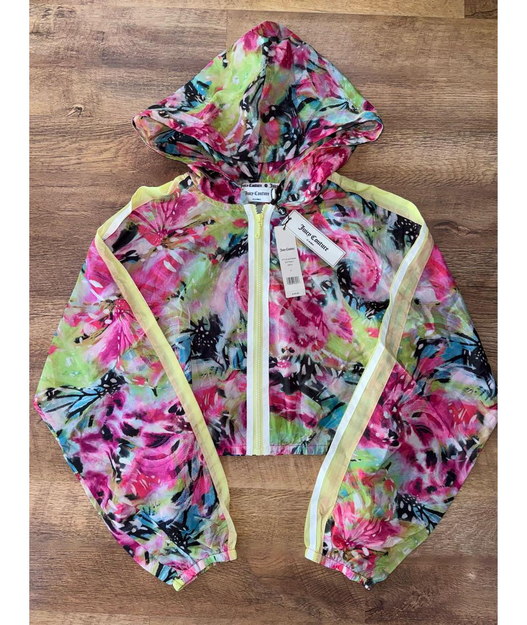 JUICY COUTURE Мульти полиэстеровый тренч/плащ, фото 9