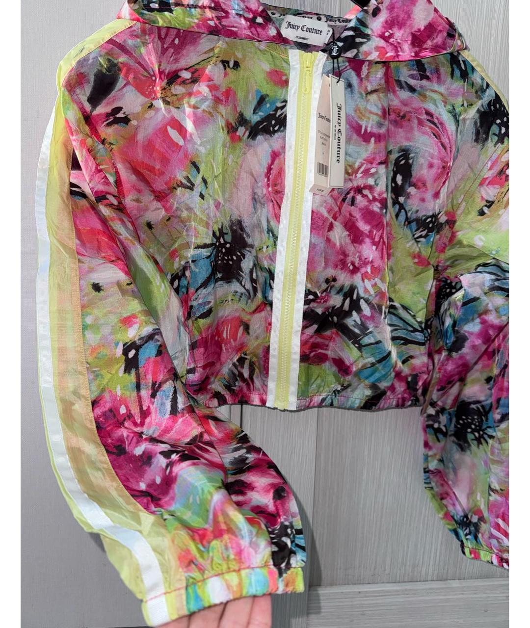 JUICY COUTURE Мульти полиэстеровый тренч/плащ, фото 5