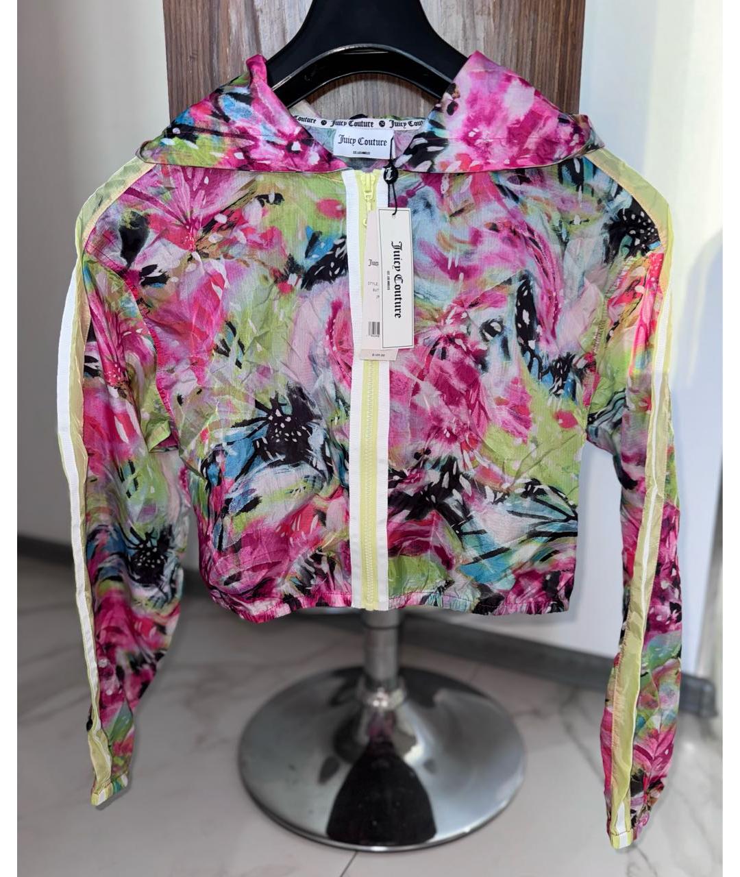 JUICY COUTURE Мульти полиэстеровый тренч/плащ, фото 4