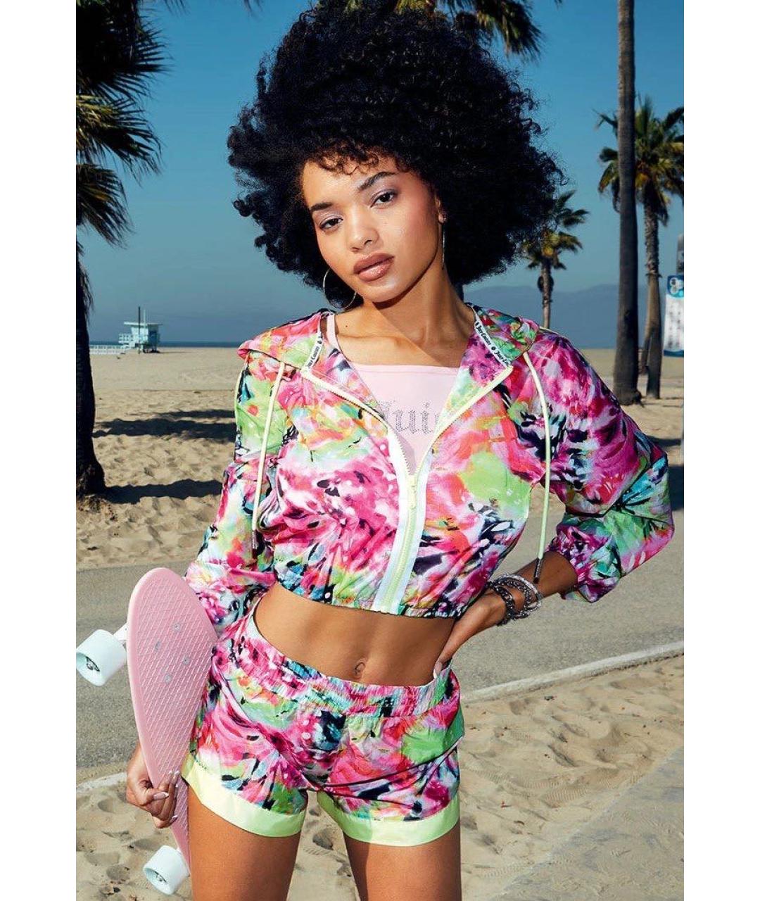 JUICY COUTURE Мульти полиэстеровый тренч/плащ, фото 7