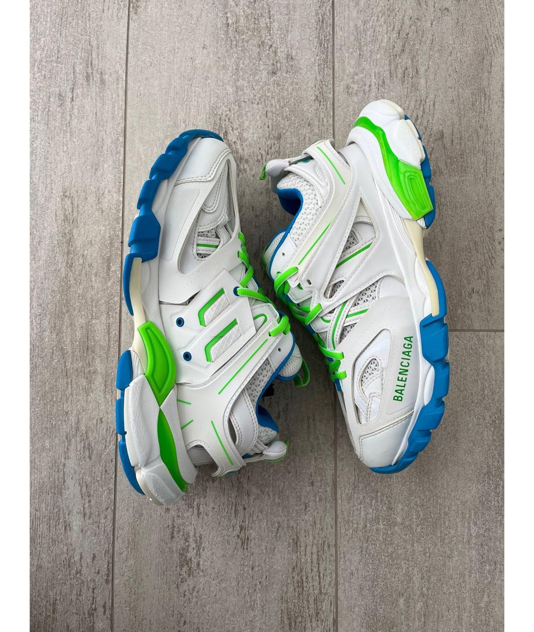 BALENCIAGA Белые текстильные кроссовки, фото 5
