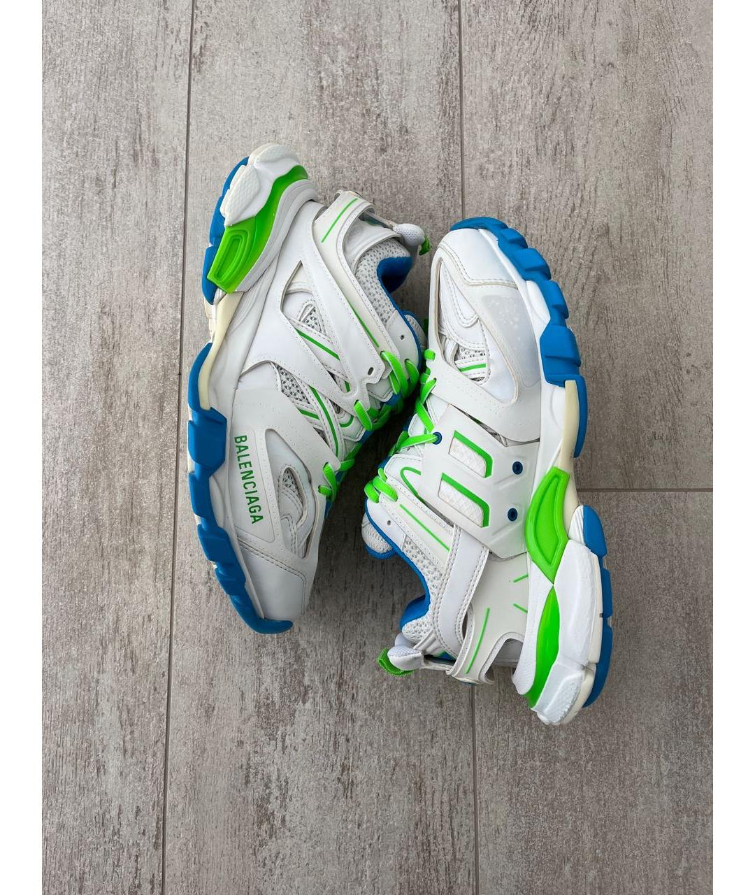 BALENCIAGA Белые текстильные кроссовки, фото 4