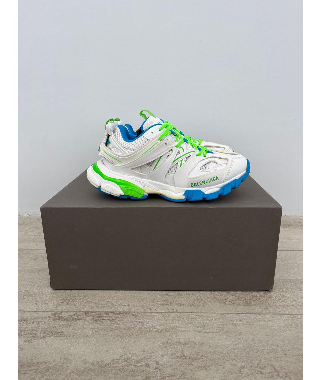BALENCIAGA Белые текстильные кроссовки, фото 9
