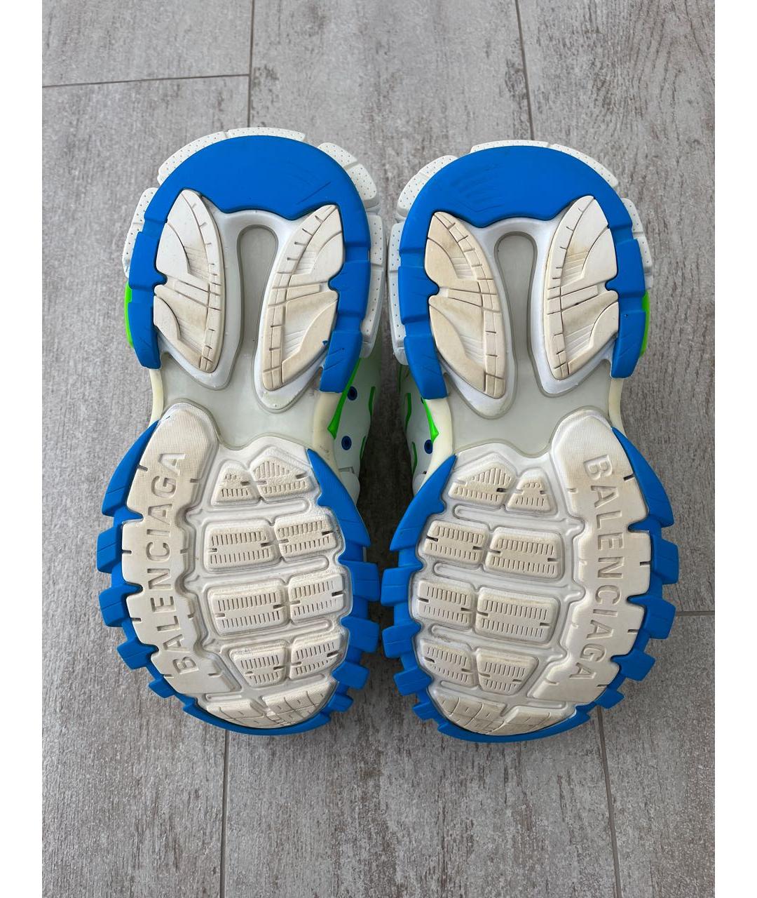 BALENCIAGA Белые текстильные кроссовки, фото 7