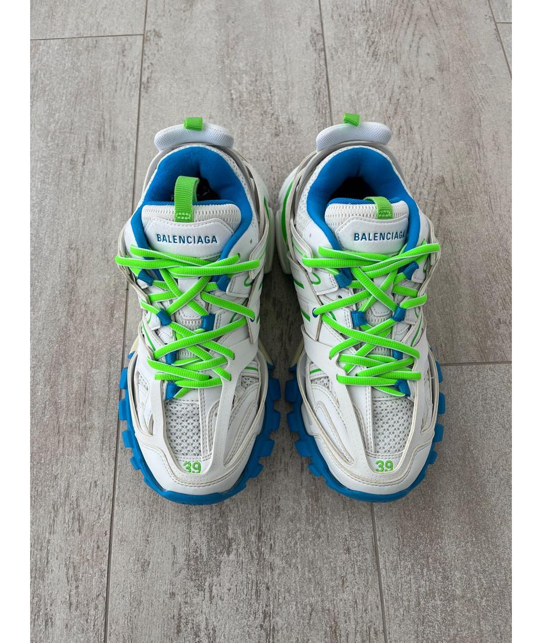 BALENCIAGA Белые текстильные кроссовки, фото 2