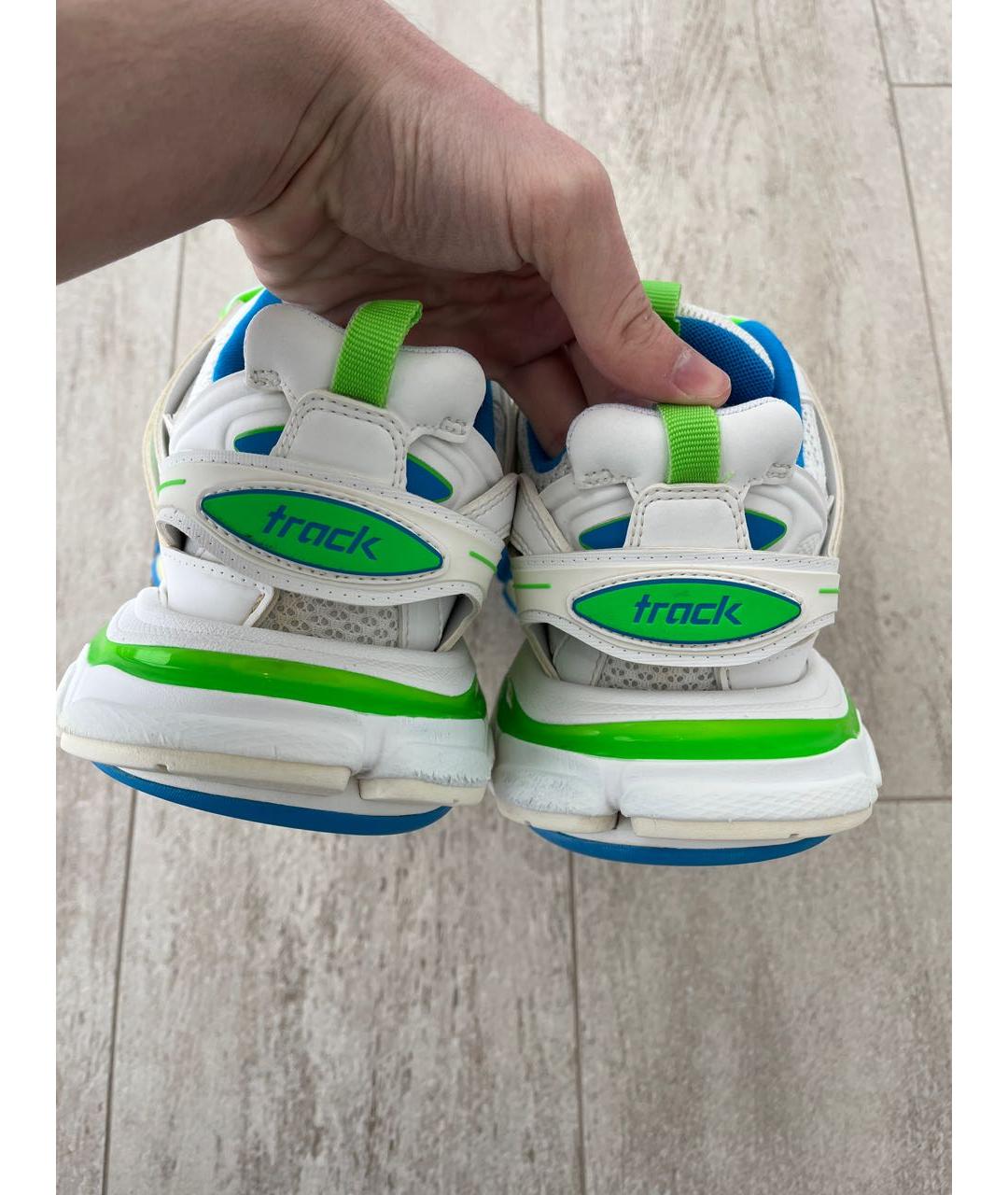 BALENCIAGA Белые текстильные кроссовки, фото 6