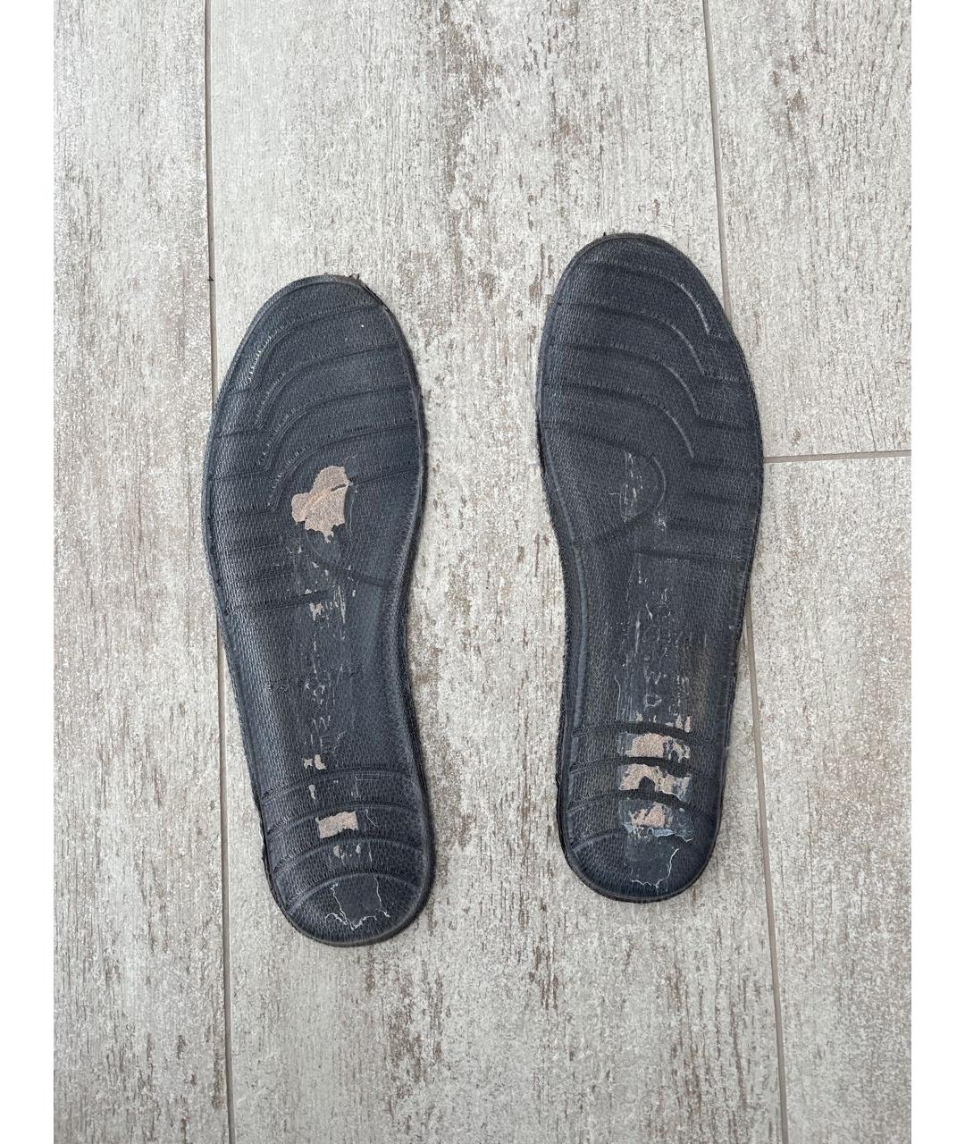 BALENCIAGA Серебряные текстильные кроссовки, фото 7