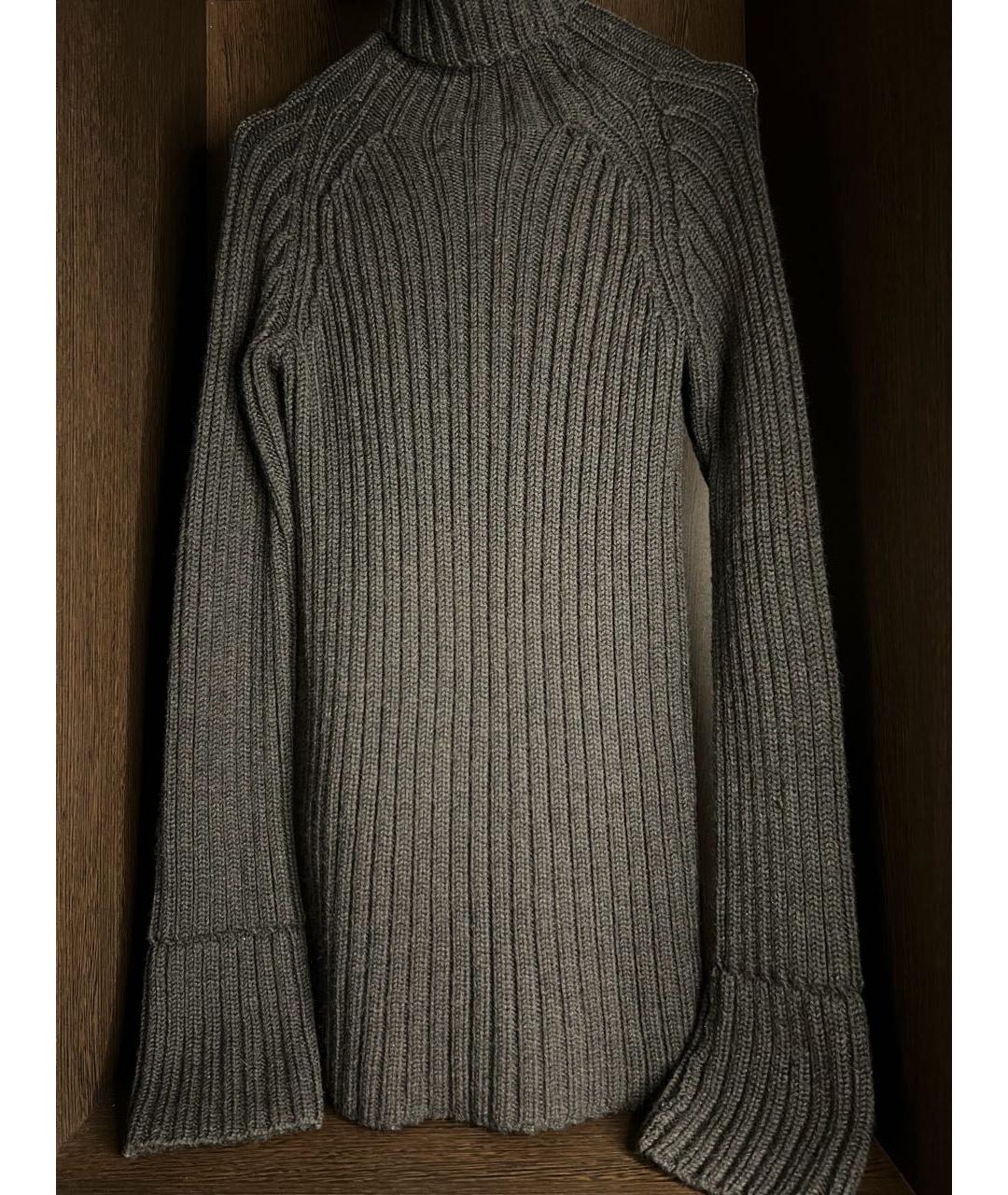 YOHJI YAMAMOTO Черный шерстяной джемпер / свитер, фото 2