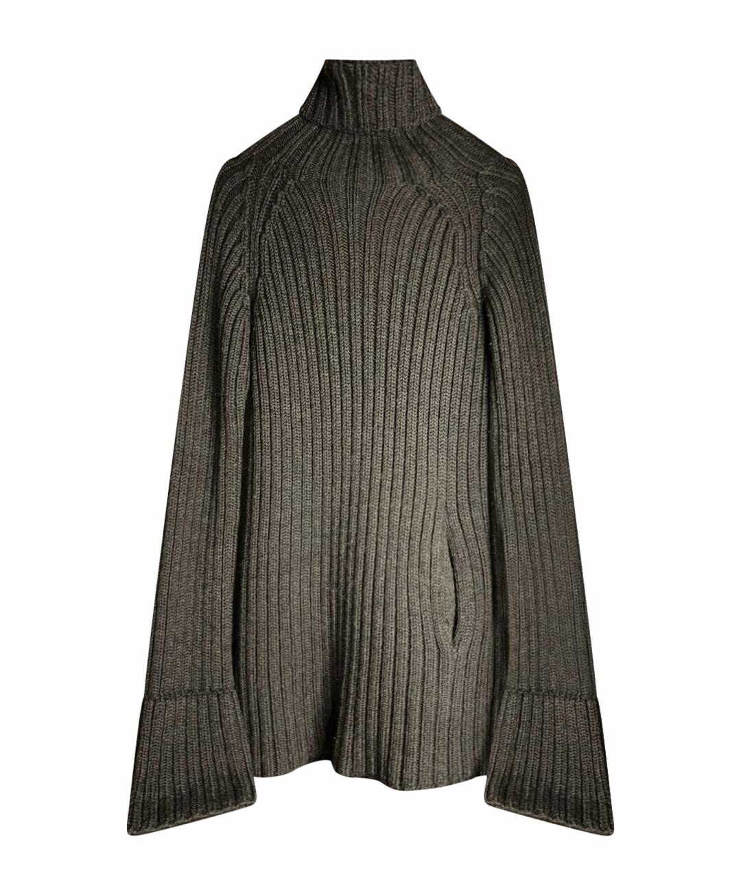 YOHJI YAMAMOTO Черный шерстяной джемпер / свитер, фото 1