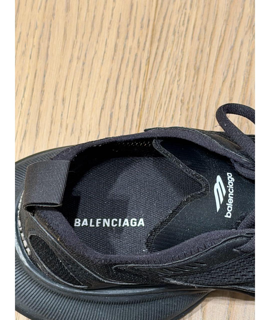 BALENCIAGA Черные текстильные кроссовки, фото 7