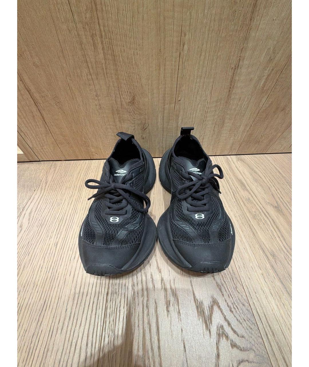 BALENCIAGA Черные текстильные кроссовки, фото 2