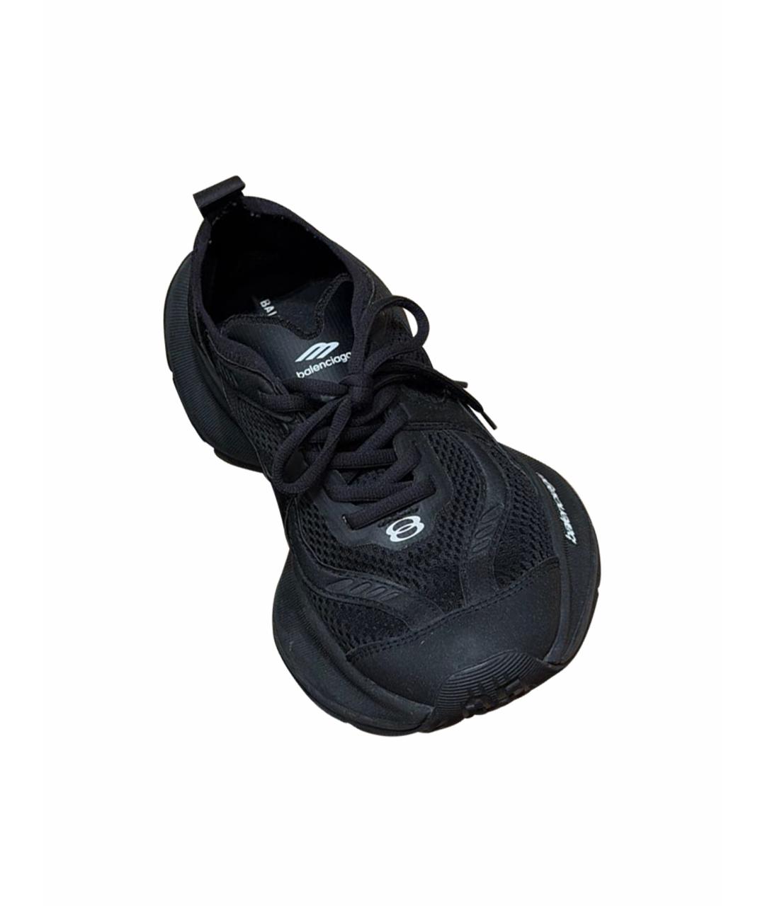 BALENCIAGA Черные текстильные кроссовки, фото 1