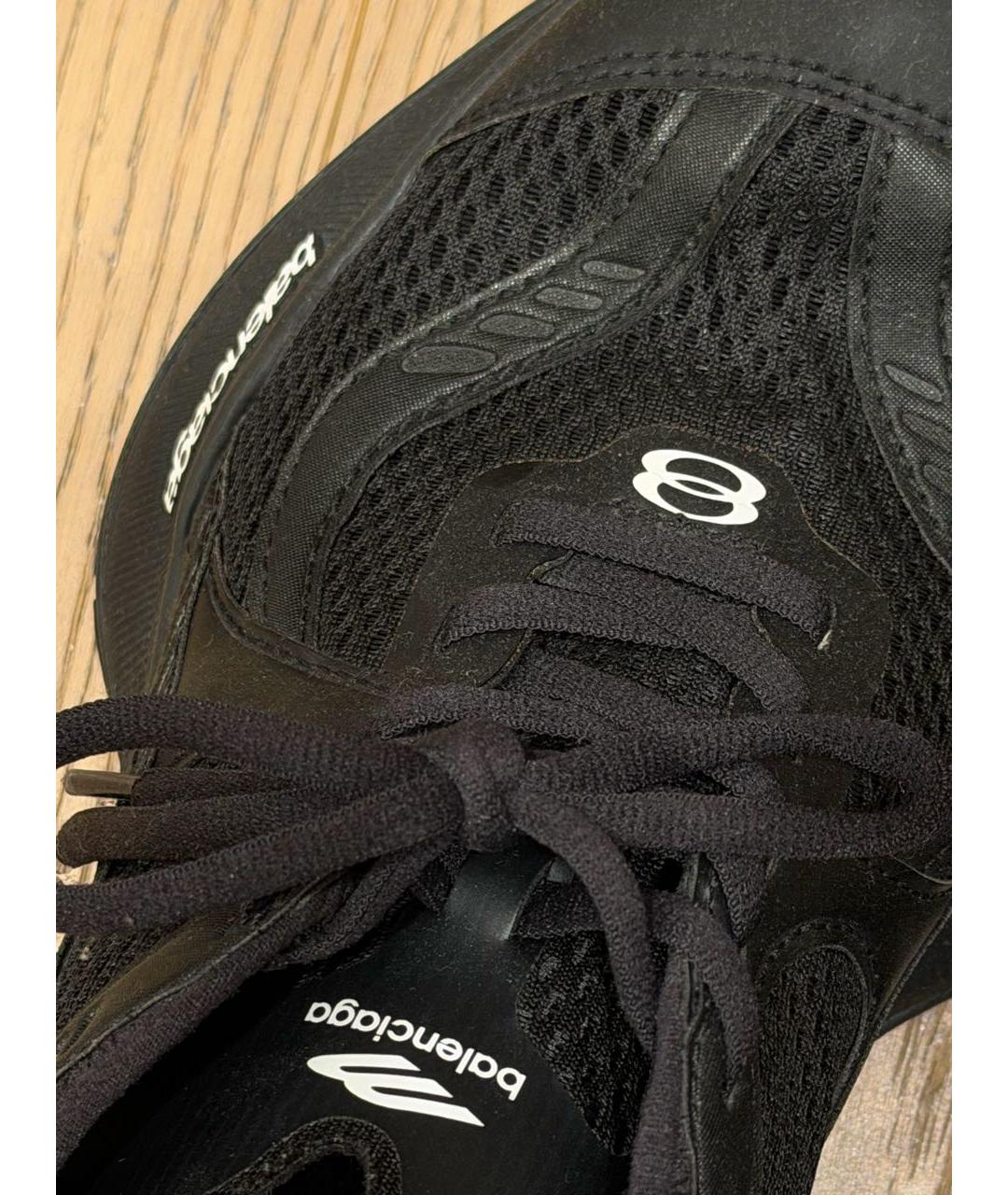BALENCIAGA Черные текстильные кроссовки, фото 5