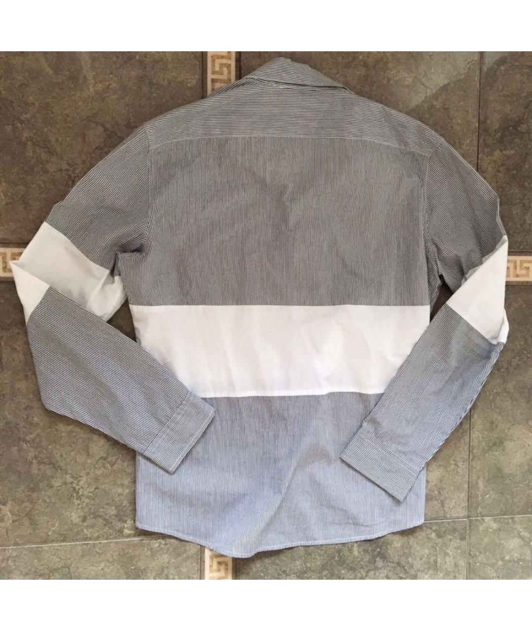 DKNY Серая хлопковая кэжуал рубашка, фото 2