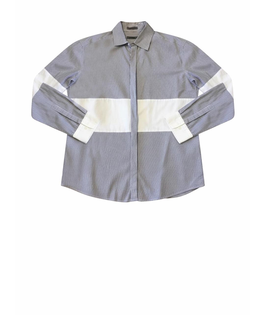 DKNY Серая хлопковая кэжуал рубашка, фото 1