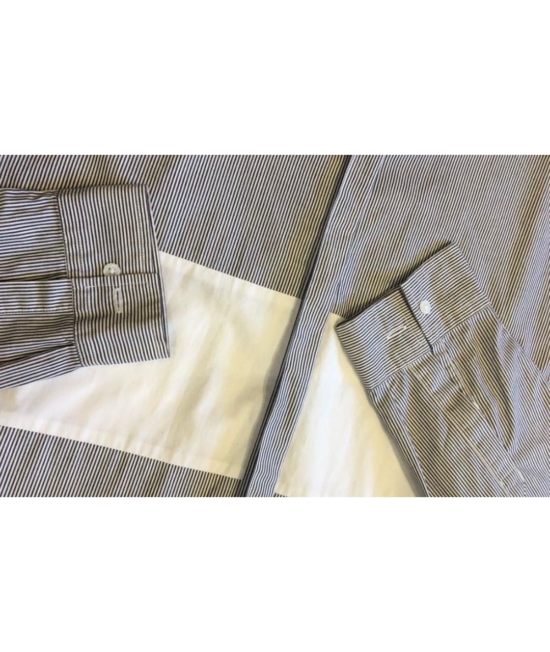 DKNY Серая хлопковая кэжуал рубашка, фото 4