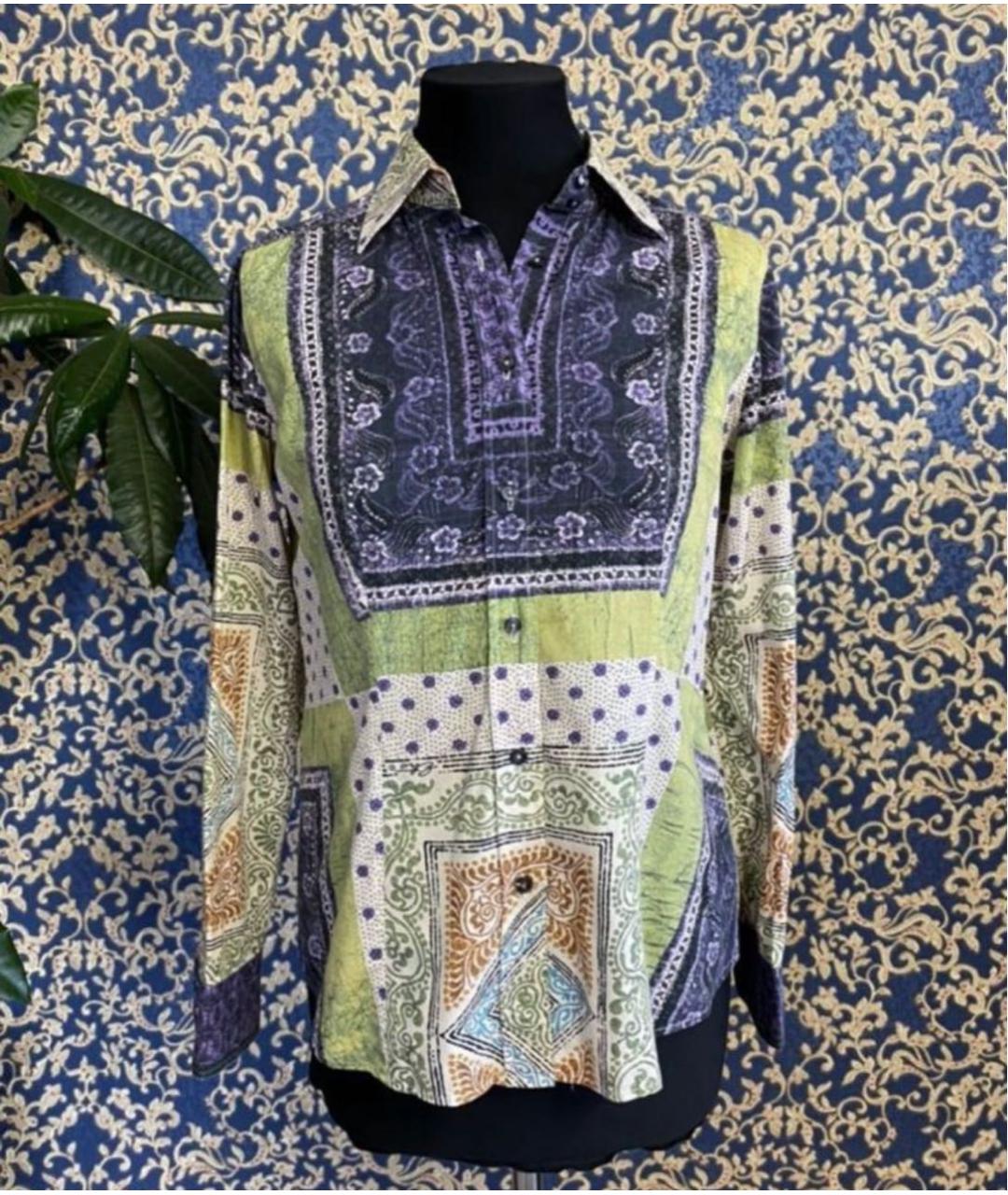 ETRO Мульти хлопковая рубашка, фото 7