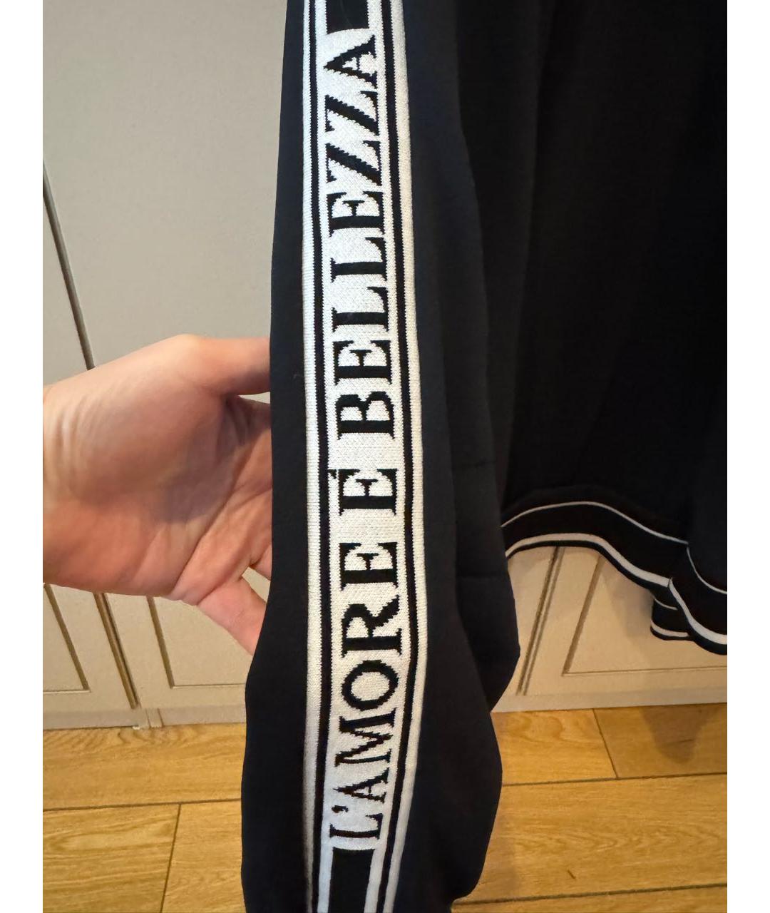 DOLCE&GABBANA Черный вискозный кардиган, фото 7