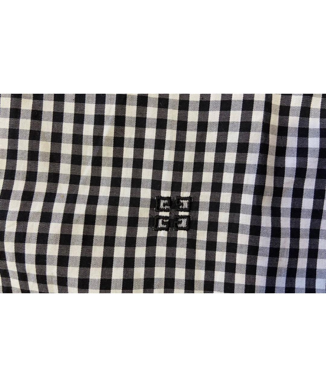 GIVENCHY Черная хлопковая кэжуал рубашка, фото 7