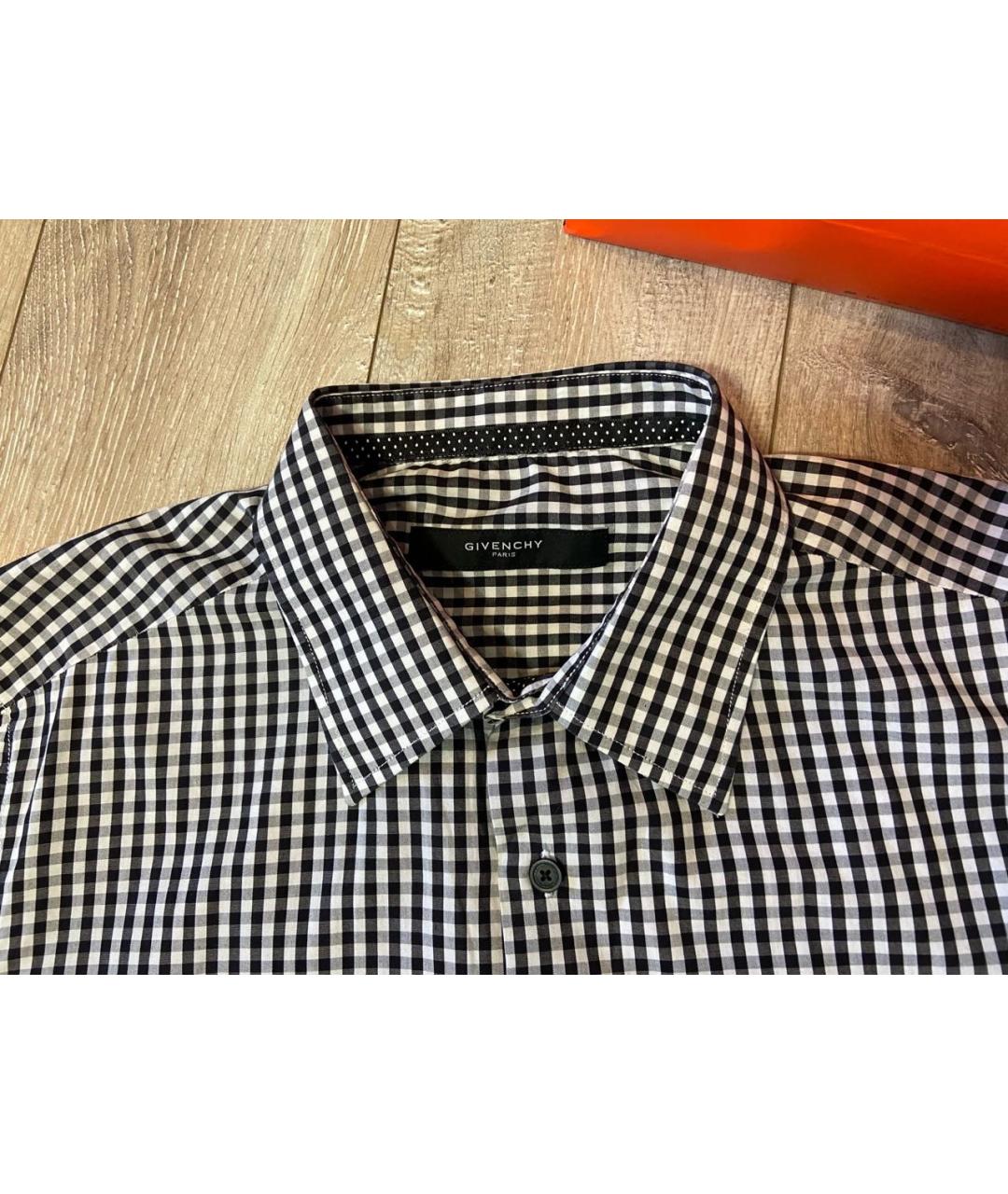 GIVENCHY Черная хлопковая кэжуал рубашка, фото 4