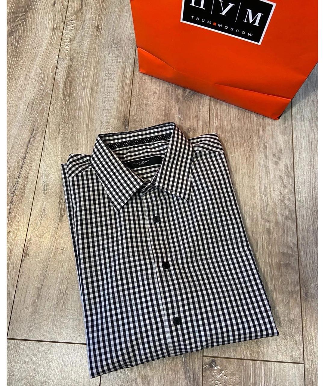 GIVENCHY Черная хлопковая кэжуал рубашка, фото 2