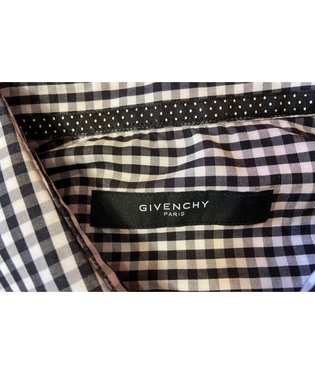 GIVENCHY Черная хлопковая кэжуал рубашка, фото 5