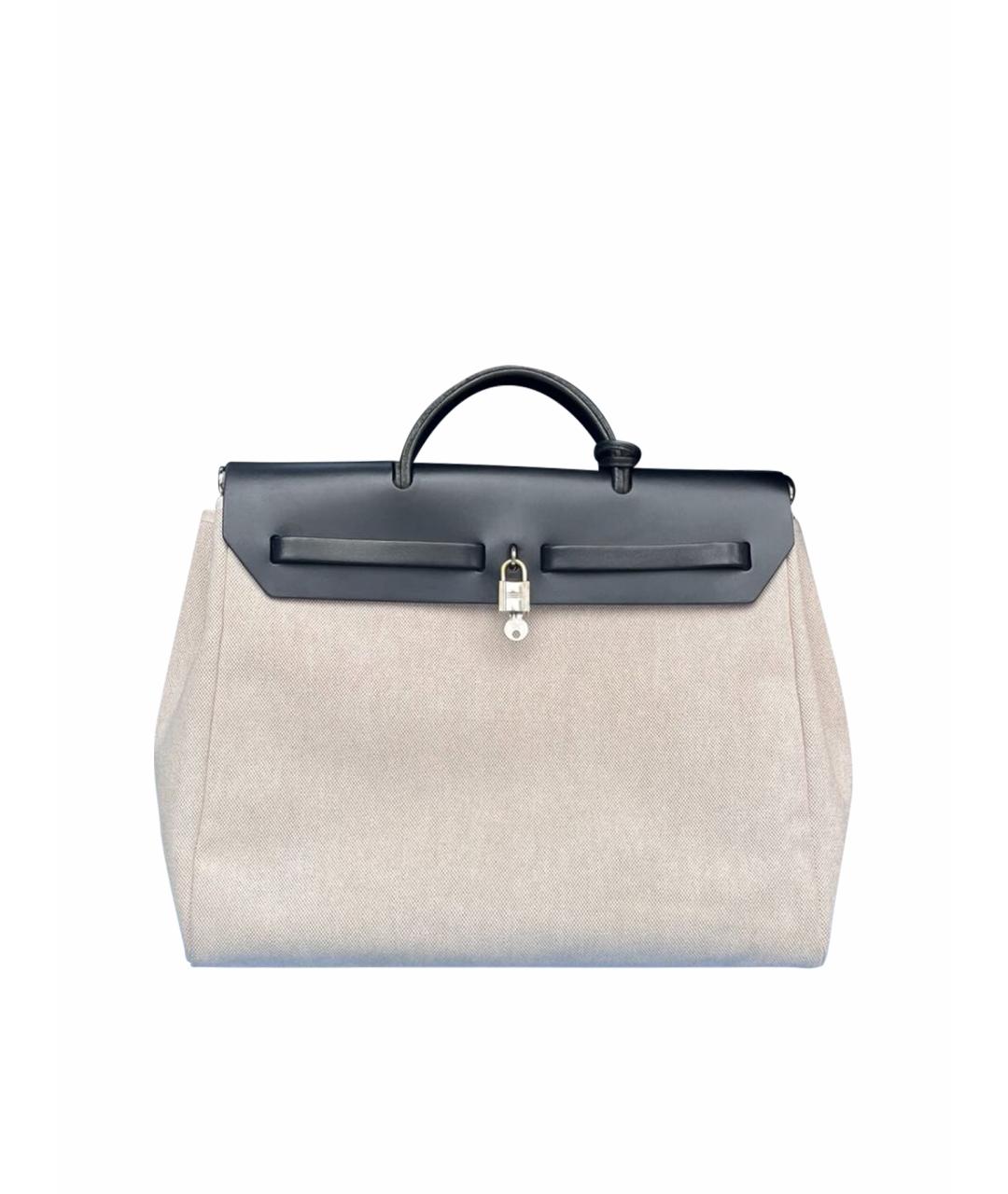 HERMES Белая сумка с короткими ручками, фото 1