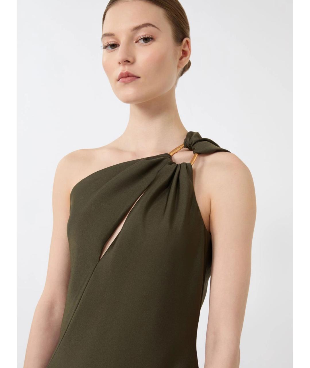 MAX MARA STUDIO Зеленые повседневное платье, фото 5