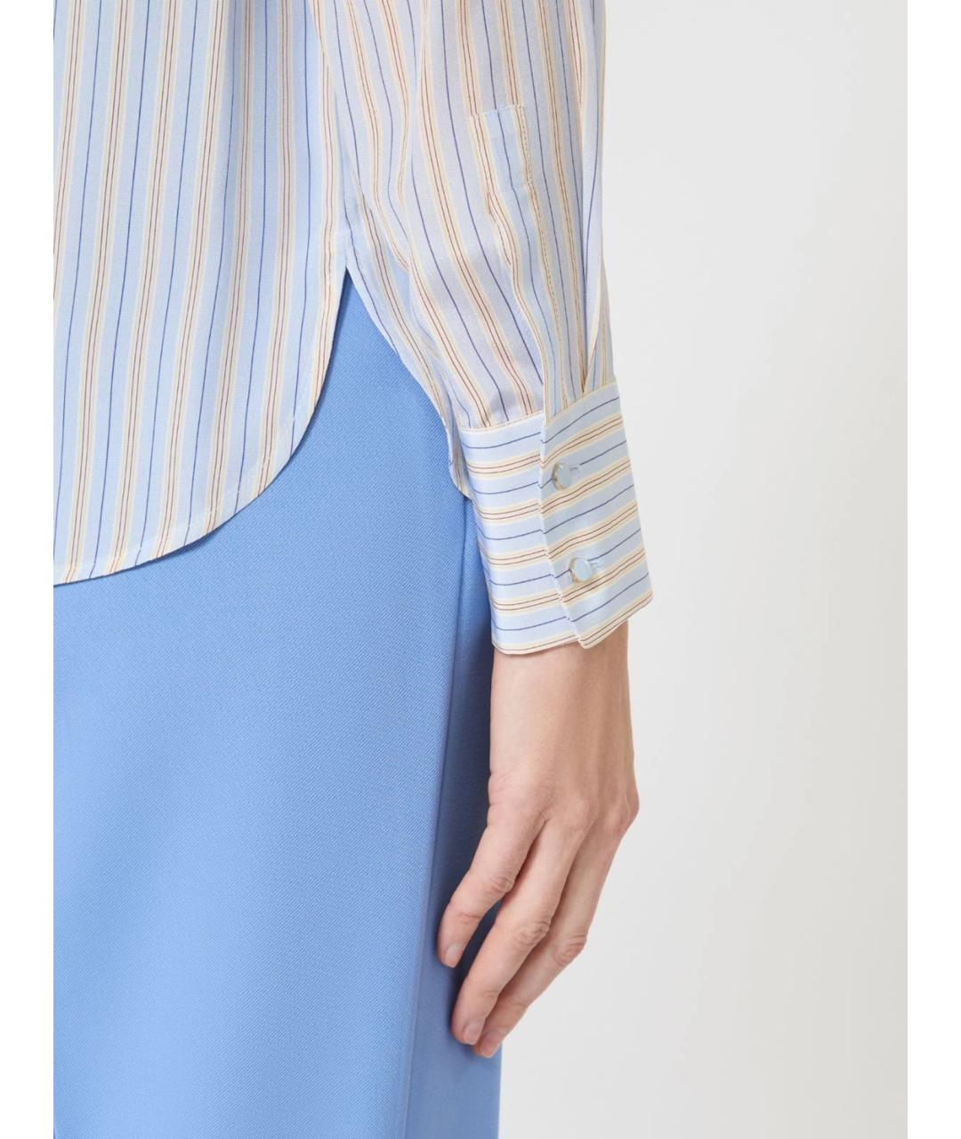 MAX MARA STUDIO Мульти шелковая рубашка, фото 5