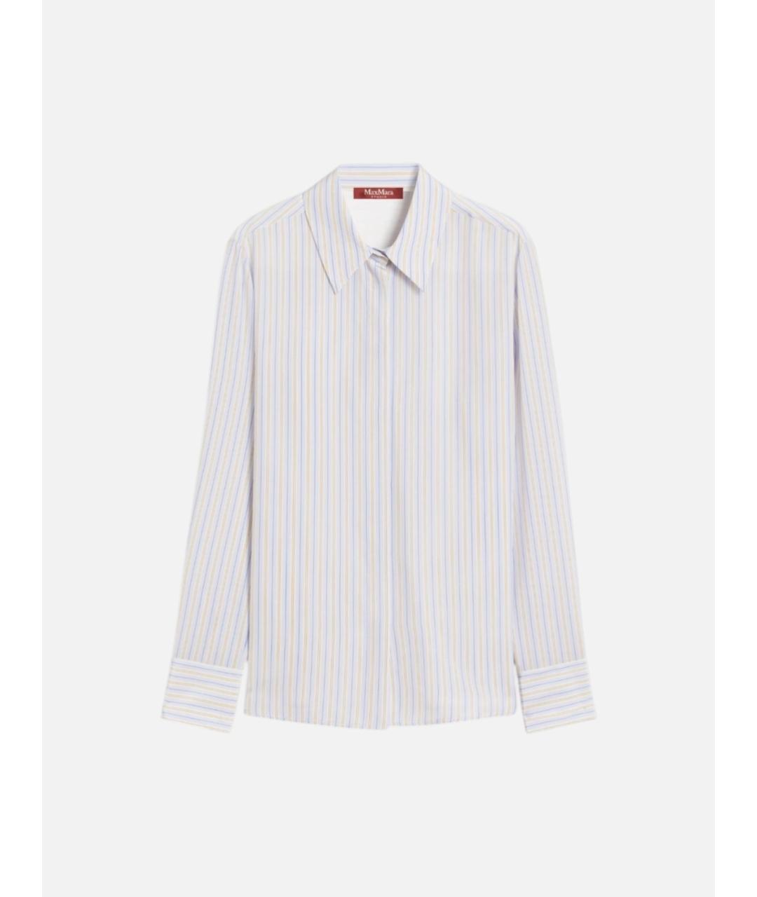 MAX MARA STUDIO Мульти шелковая рубашка, фото 6