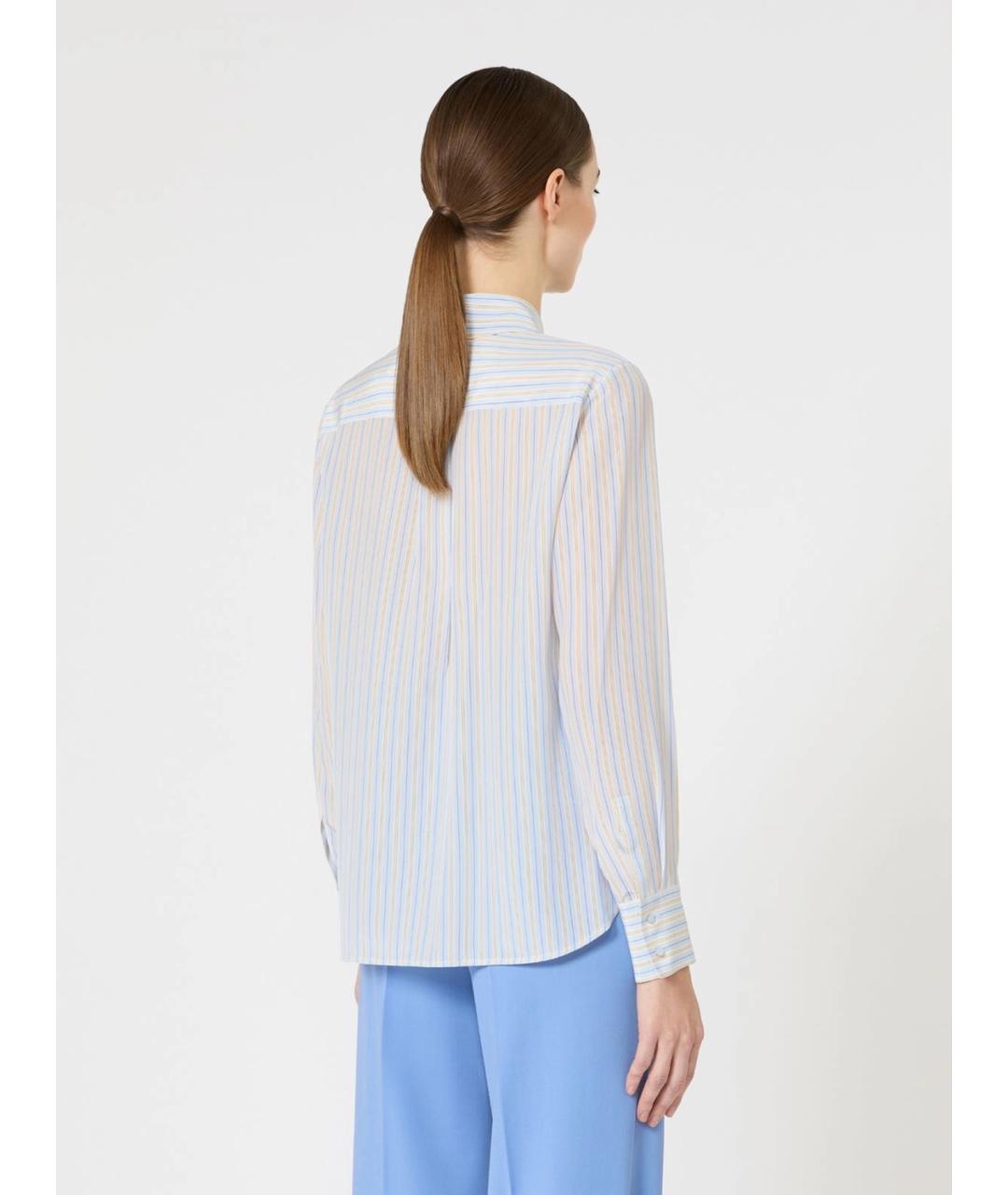 MAX MARA STUDIO Мульти шелковая рубашка, фото 4