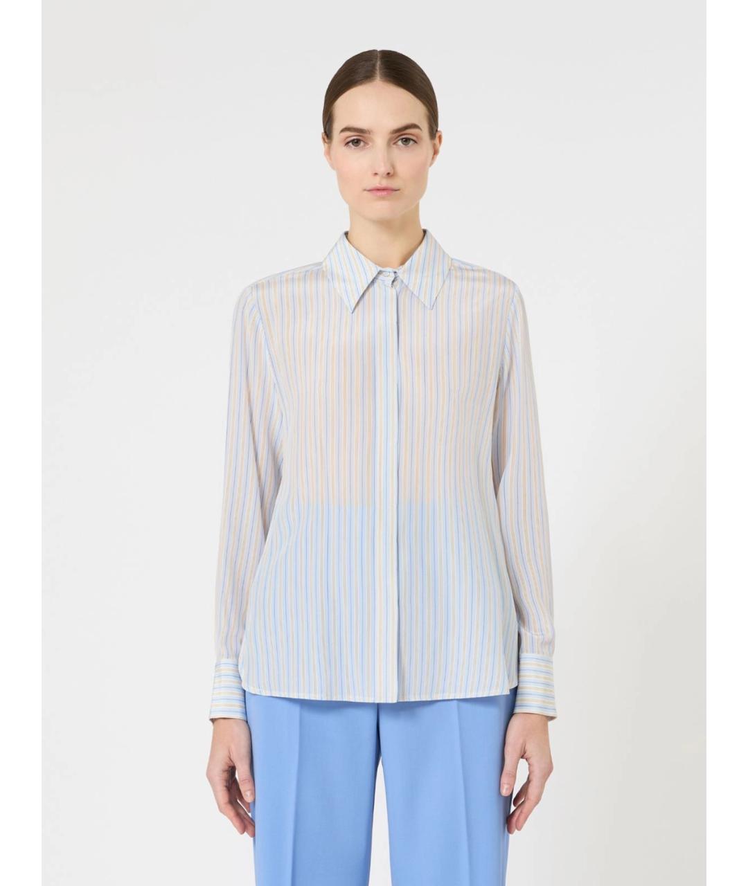 MAX MARA STUDIO Мульти шелковая рубашка, фото 3