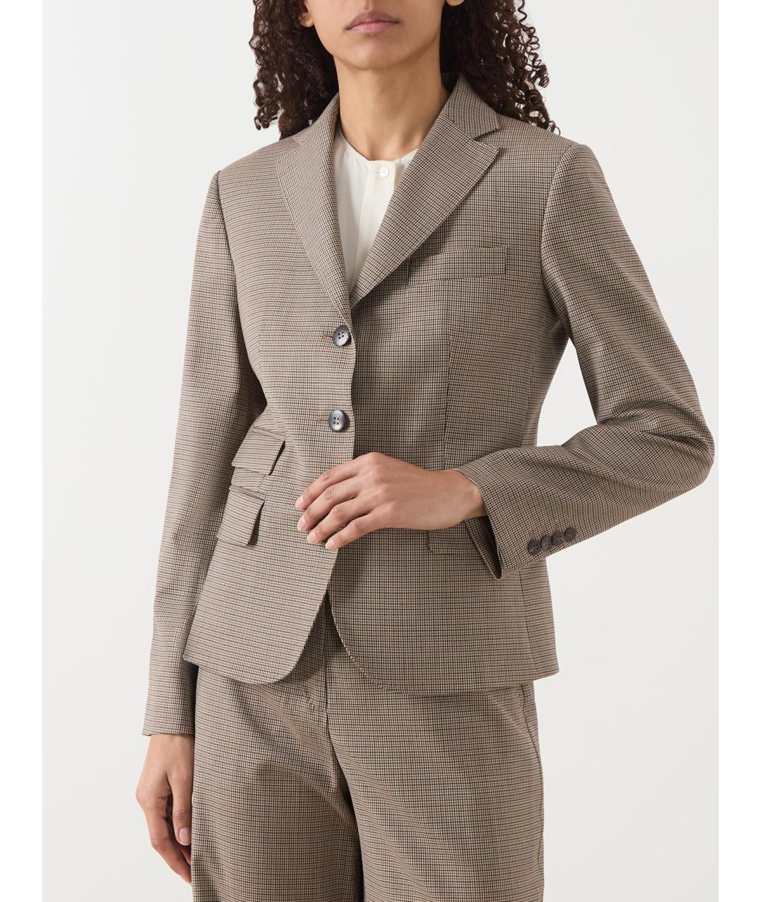 MAX MARA STUDIO Мульти шерстяной жакет/пиджак, фото 3