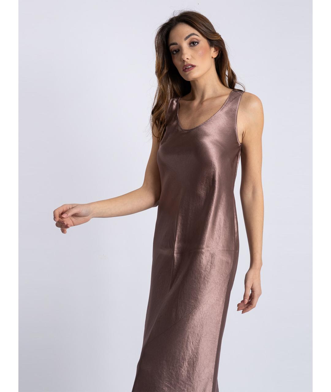 MAX MARA Бордовое ацетатное коктейльное платье, фото 2