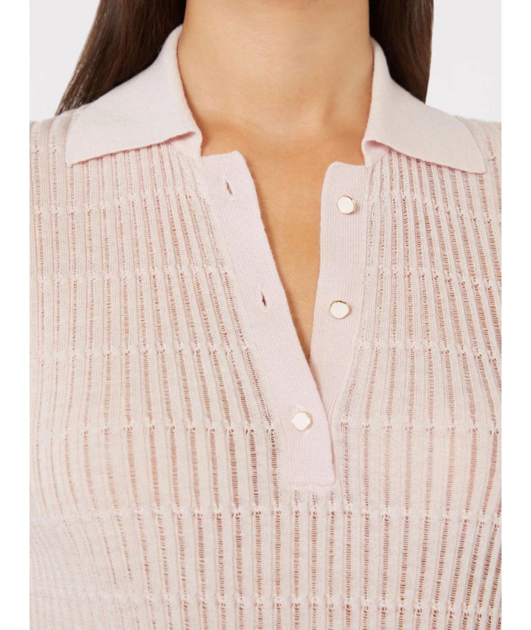 MAX MARA STUDIO Розовый шерстяной джемпер / свитер, фото 4
