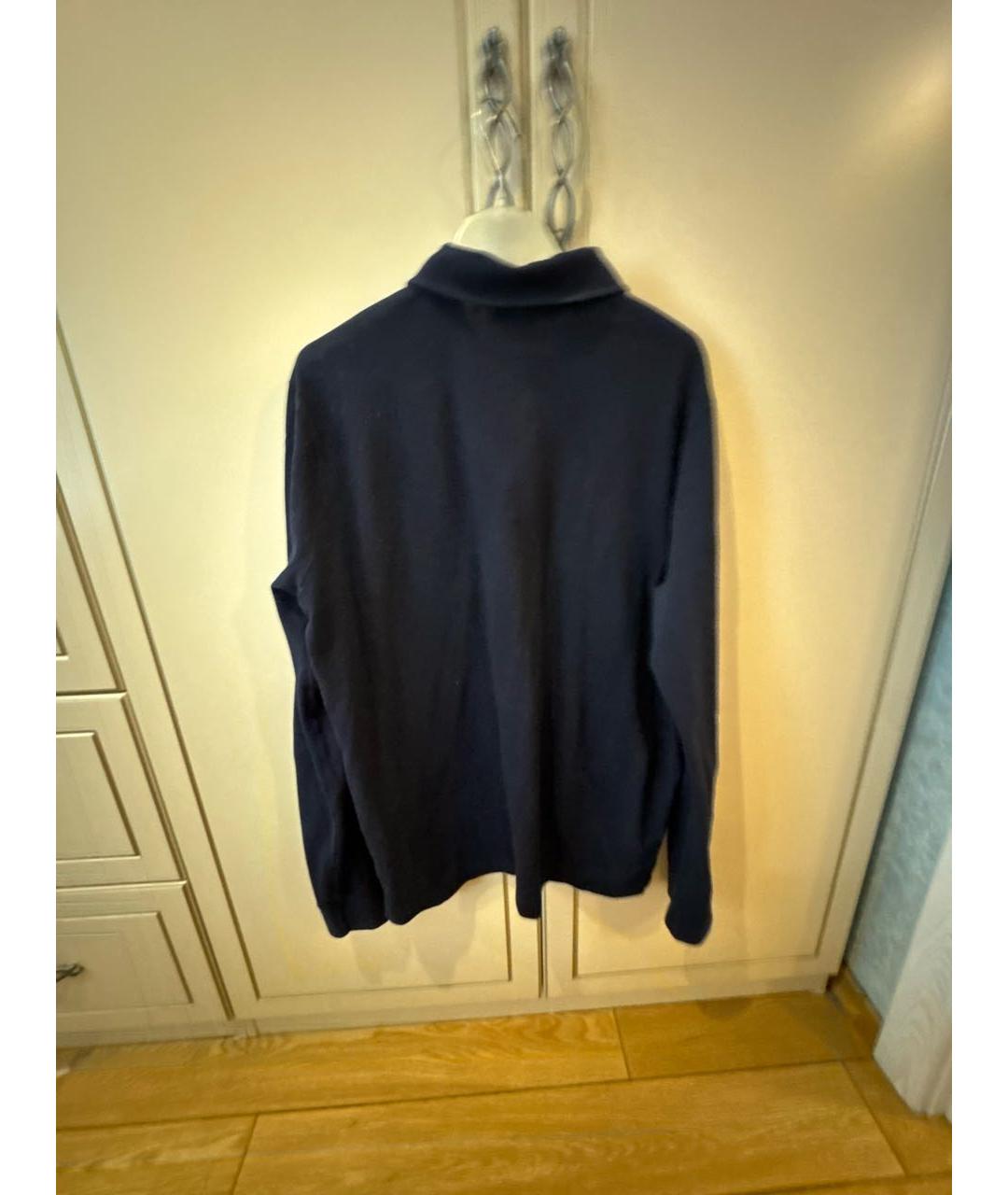 LORO PIANA Темно-синий хлопковый джемпер / свитер, фото 2
