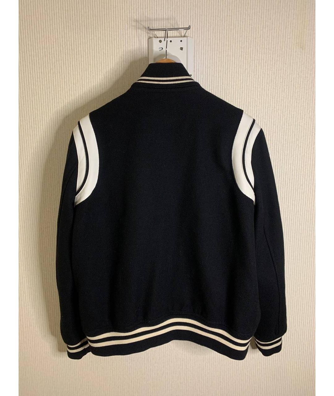 SAINT LAURENT Черная хлопковая куртка, фото 3